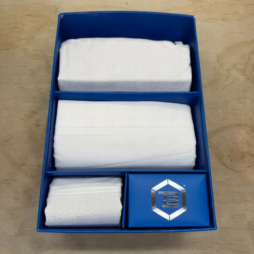 NEW Under Armour Athlete Recovery Bedding TWIN XL Sheet Set White 1325133 100